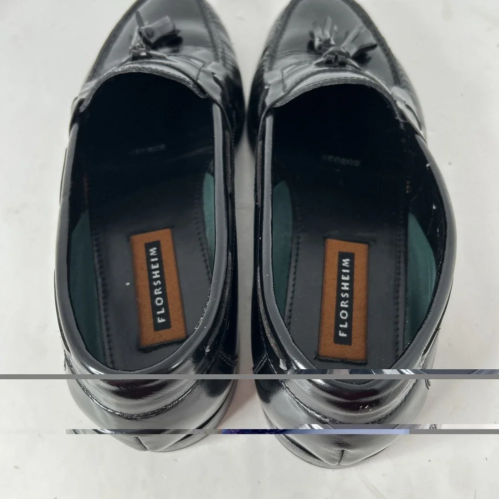 Florsheim‎ Mens Dress Shoes Brown/Black Leather Loafers Tassel Size 11